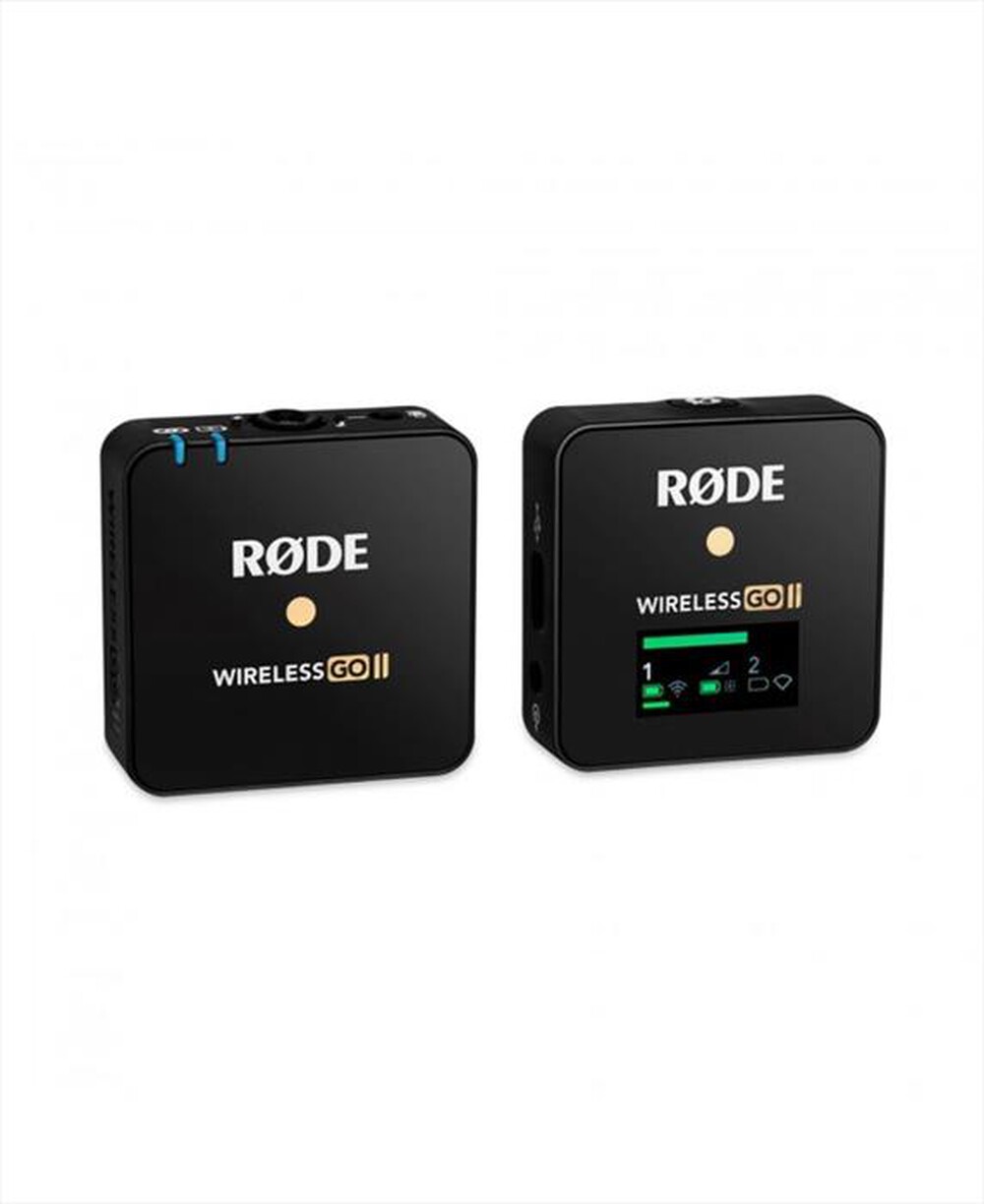 "RODE - Sistema microfonico wireless GO II WIRELESS-Black"