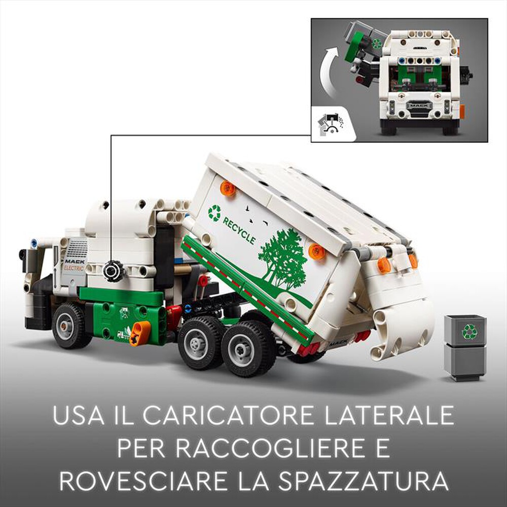 Immagine del prodotto LEGO - TECHNIC Camion spazzatura Mack LR Electric 42167