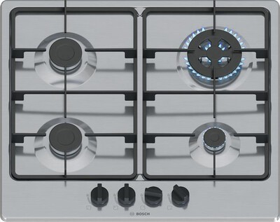 BOSCH - Piano cottura a gas PGH6B5K60 58,2 cm-Inox