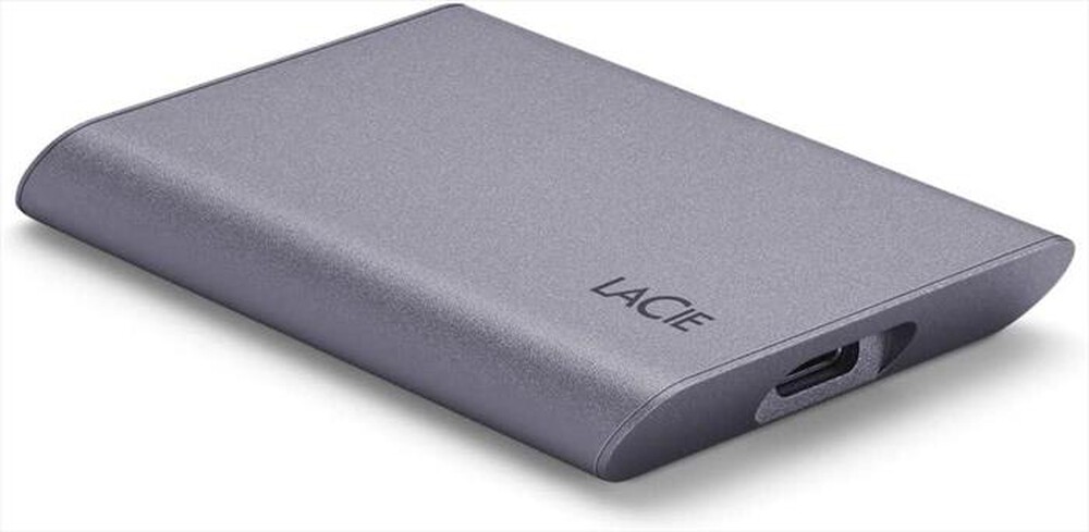 Immagine del prodotto LACIE - Hard disk esterno 1TB MOBILE SSD SECURE-Grigio