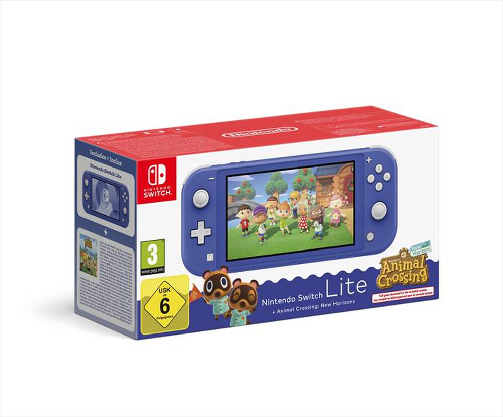 Immagine del prodotto NINTENDO - NINTENDO SWITCH LITE + ANIMAL CROSSING NH-Blu