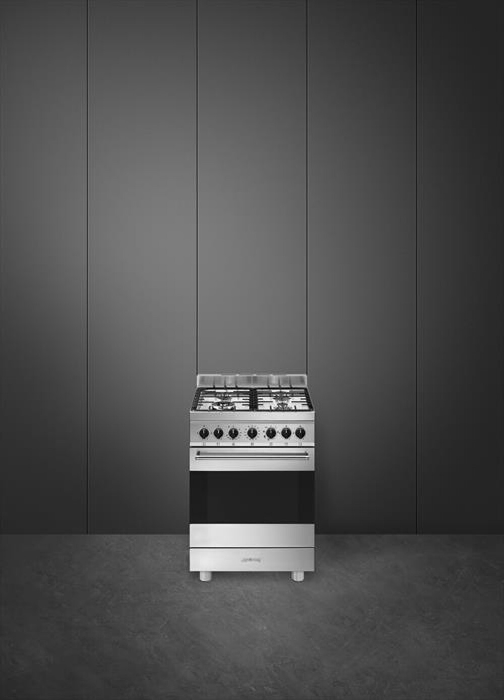 "SMEG - Cucina B61GMX2 Classe A-Inox"