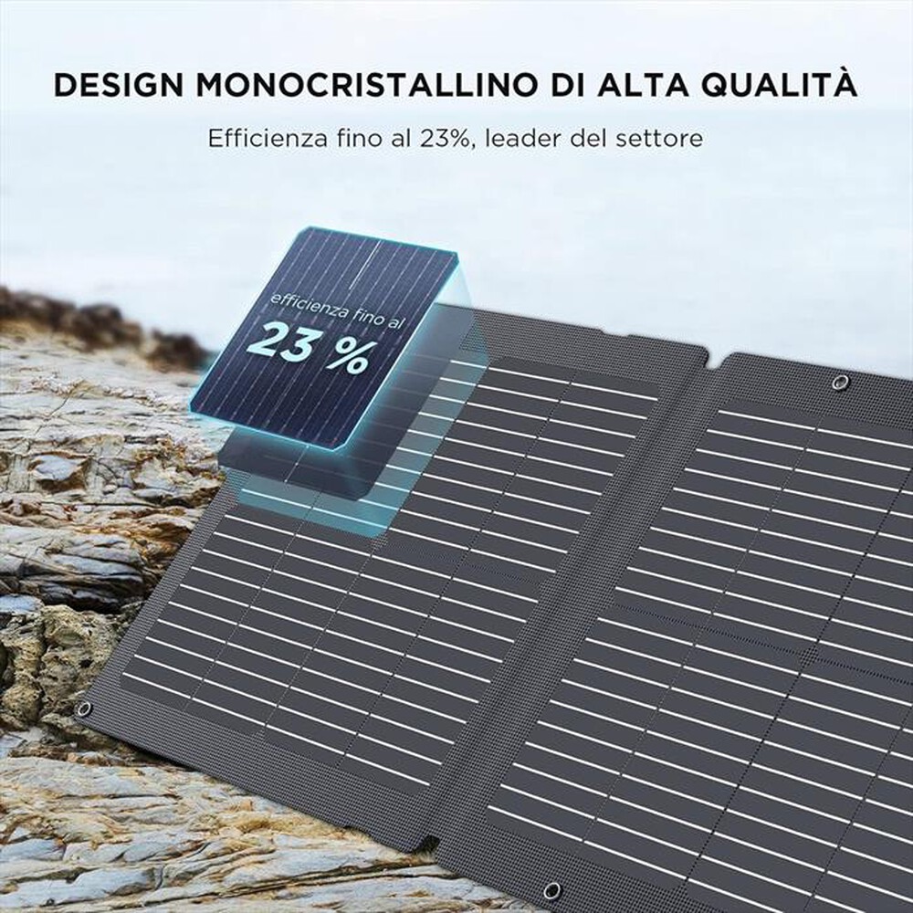 "ECOFLOW - Pannello solare portatile 110W-nero"