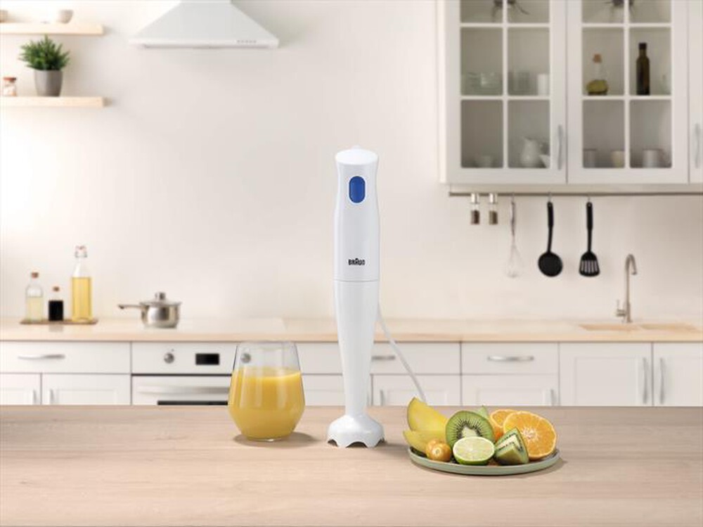 "BRAUN - Frullatore a immersione Minipimer MQ10.001P-Bianco"