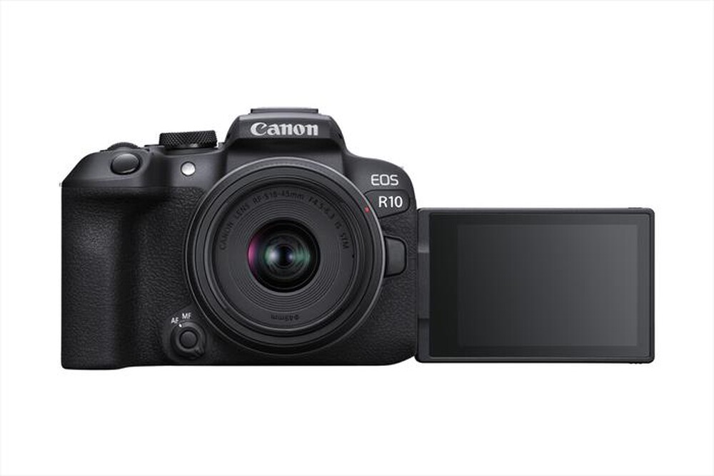 "CANON - Fotocamera EOS R10 + RF-S 18-45MM F4.5-6.3 IS STM-Black"