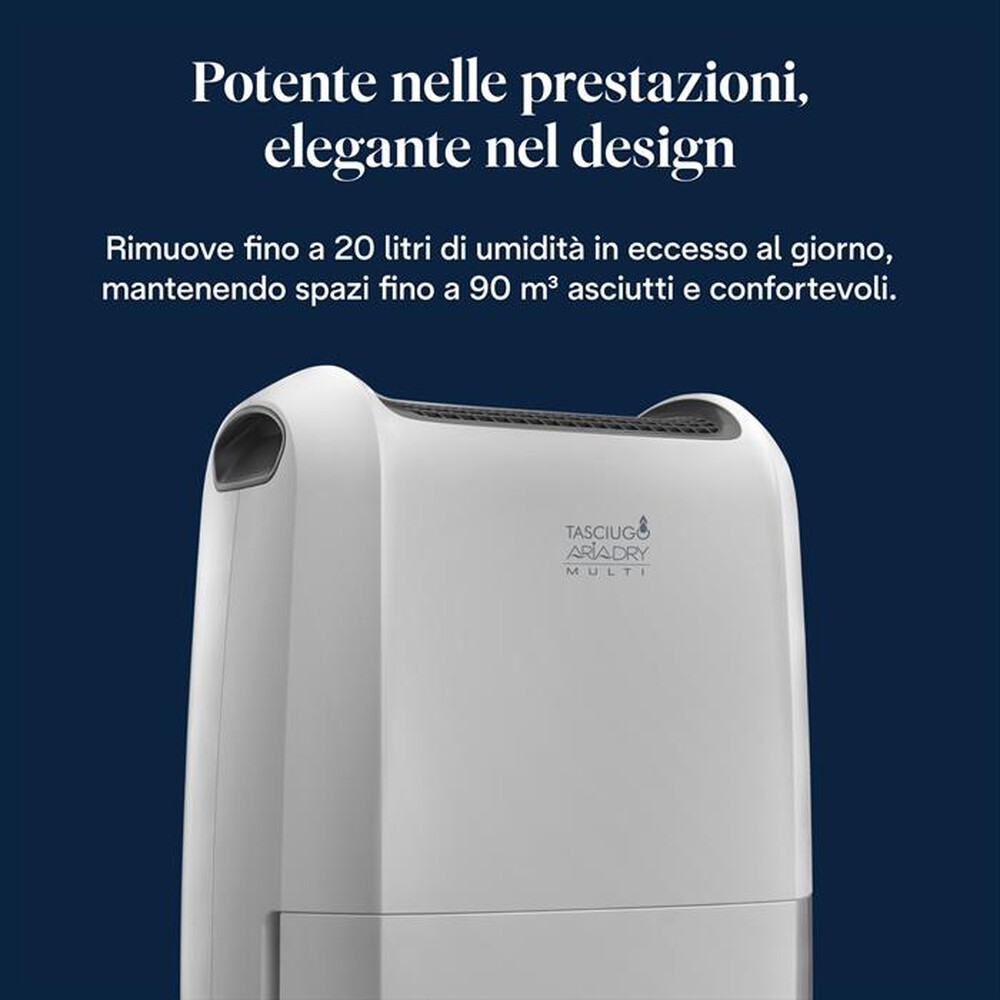 Immagine del prodotto DE LONGHI - Deumidificatore Tasciugo AriaDry Multi DDSX220-Bianco