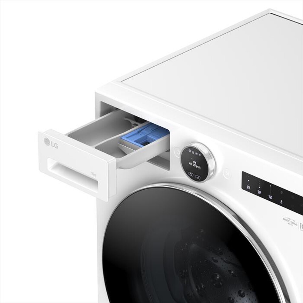 Immagine del prodotto LG - Lavatrice AI DD F4X9009TWCE 9 Kg Classe A-Ivory White