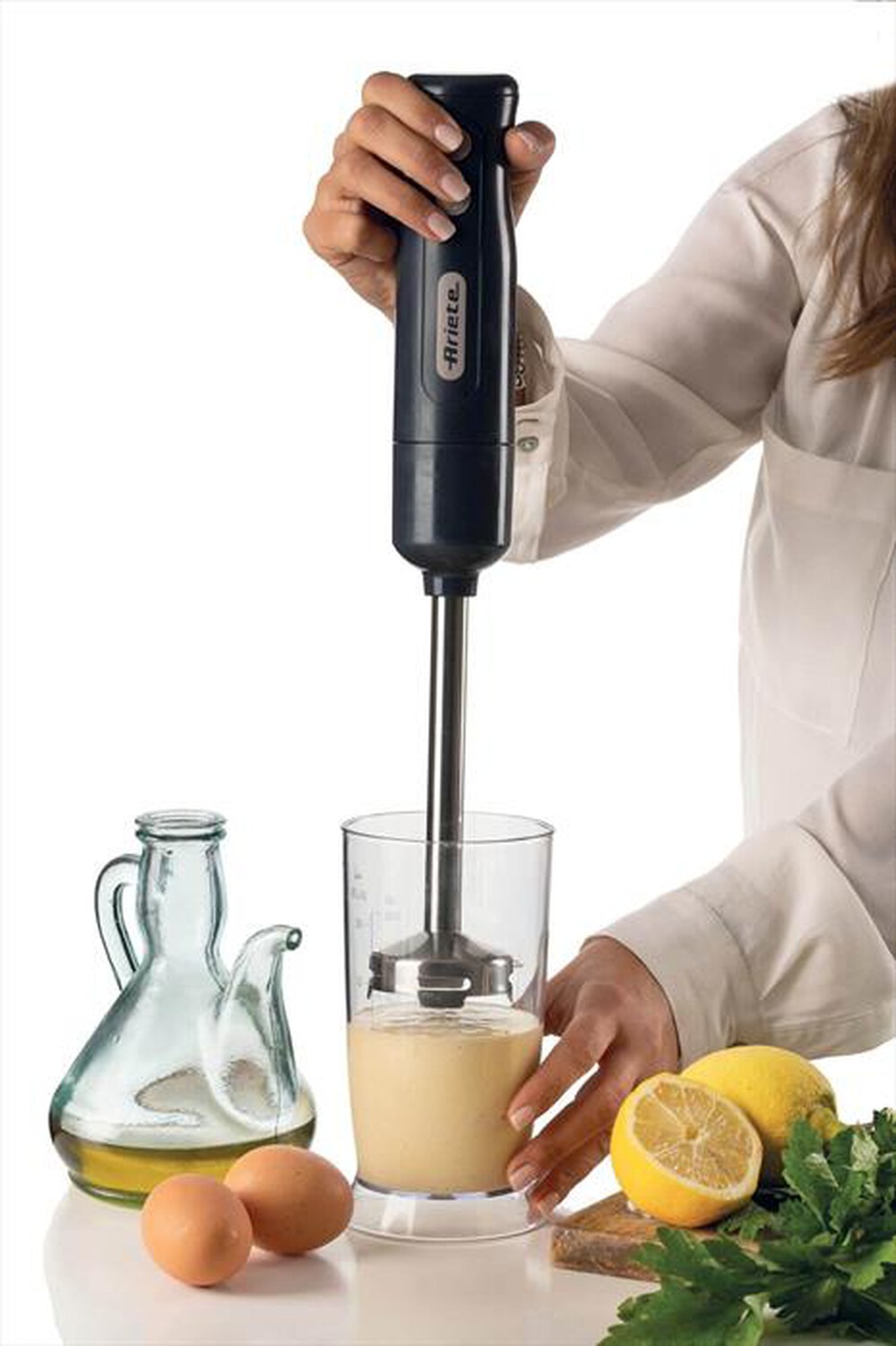 "ARIETE - 0601/1 Breakfast Frullatore a immersione 3in1 700W-Grey"