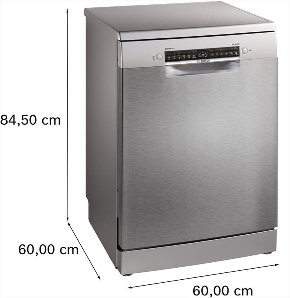 "BOSCH - Lavastoviglie SMS4EMI01E Classe C 14 coperti-Acciaio inossidabile"