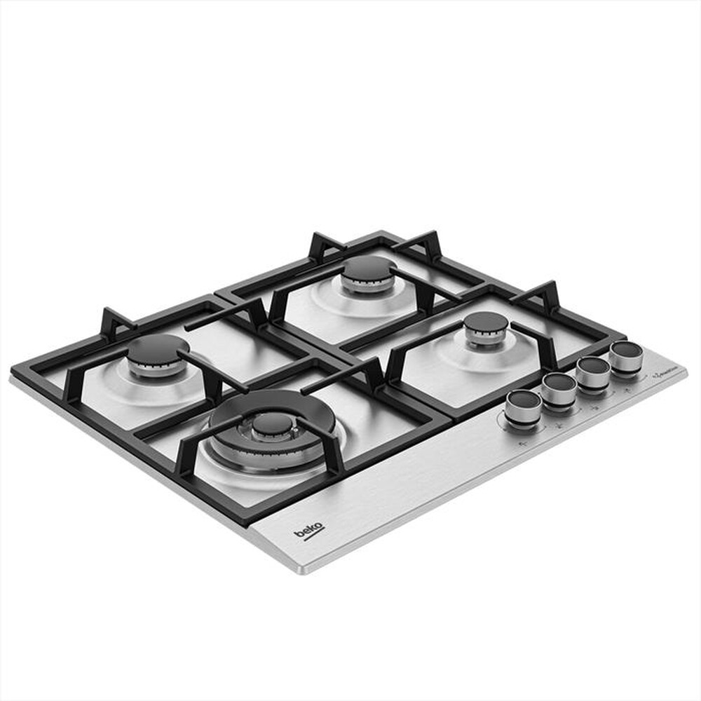 "BEKO - Piano cottura a gas HIAW64225SXE-Inox"