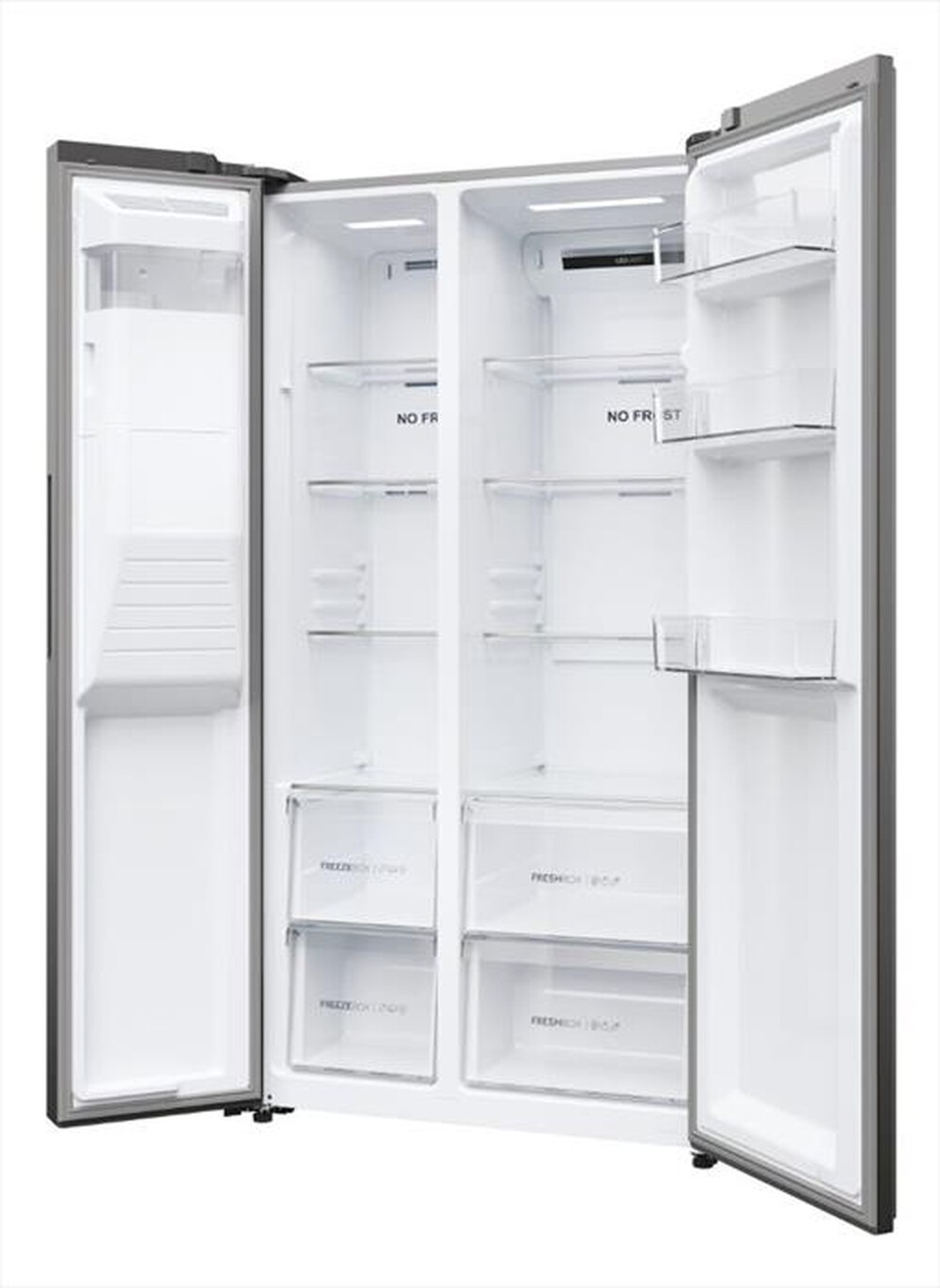 Immagine del prodotto HAIER - Frigorifero side by side HSR5918DIMP Classe D 511l-Platino, Stainless steel