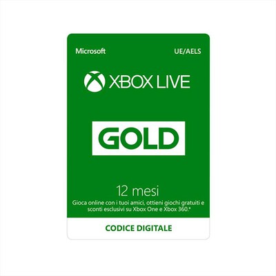 MICROSOFT - Xbox Gold 12 Months