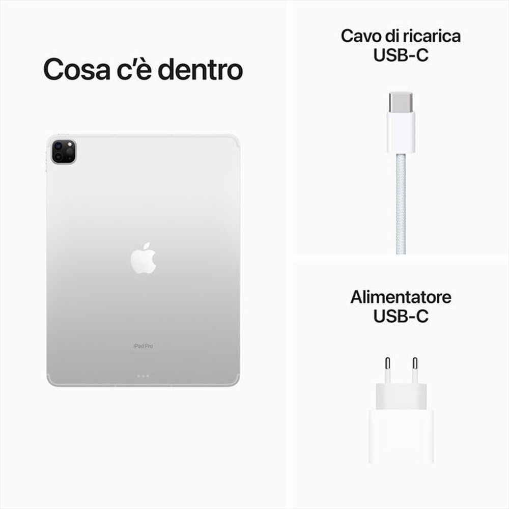 "APPLE - iPad Pro 12,9\" WIFI + CELLULAR 1TB-Argento"
