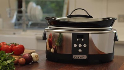 Crock Pot - SlowCooker 5,7 LT-Silver