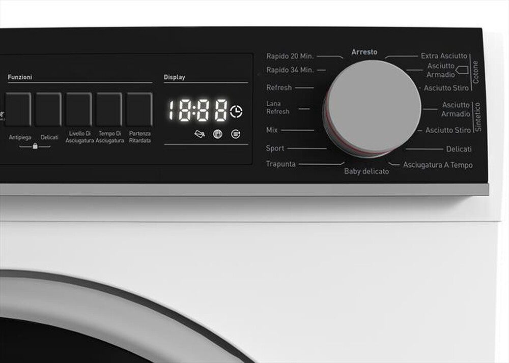 "SHARP - Asciugatrice KD-NHB8S7GW21 8 Kg Classe A++-Bianco"