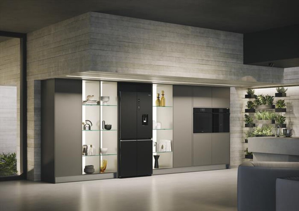"HAIER - Frigorifero 4 porte HCR7818DWPT Classe D 467 lt-Black"