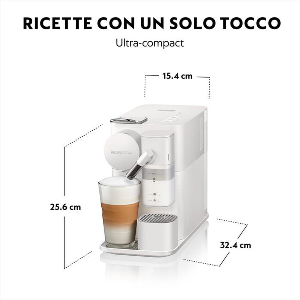 "DE LONGHI - NEW LATTISSIMA ONE NESPRESSO EN510.W-Bianco"