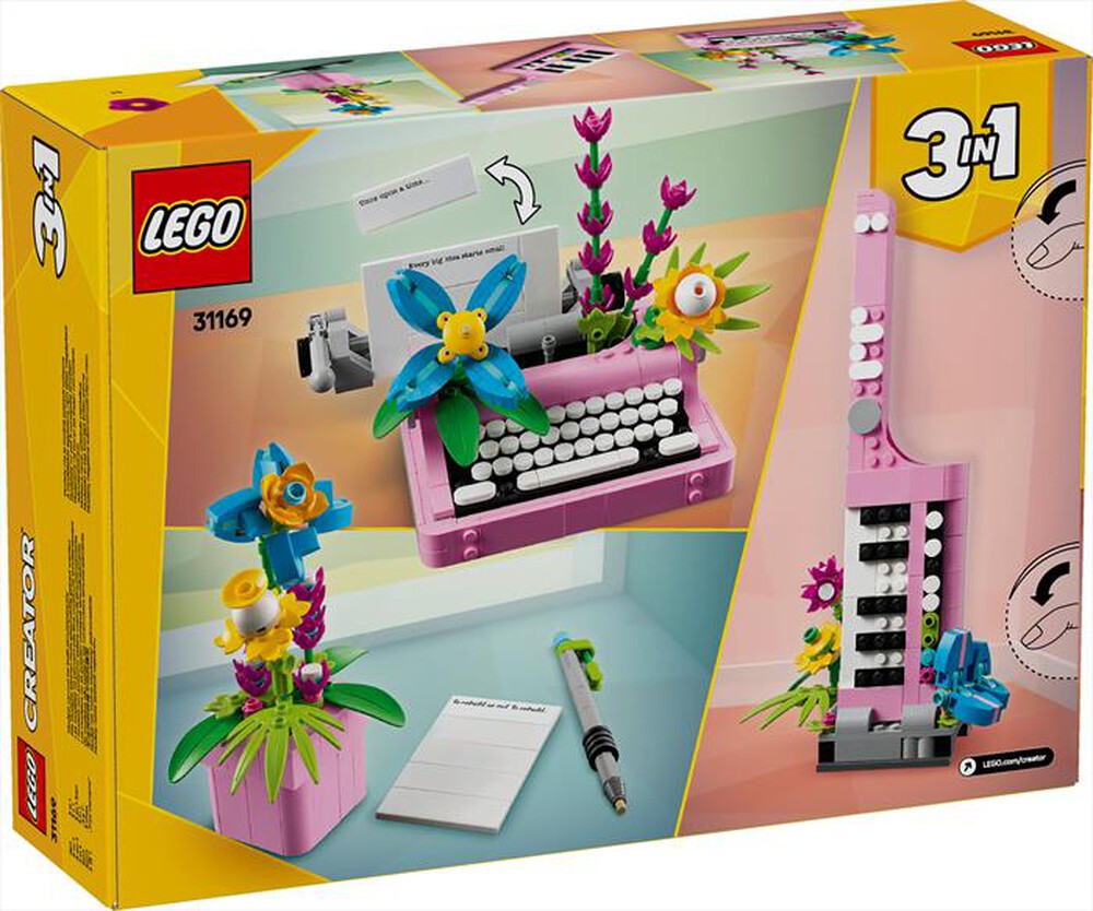 Immagine del prodotto LEGO - CREATOR Macchina da scrivere con fiori 31169