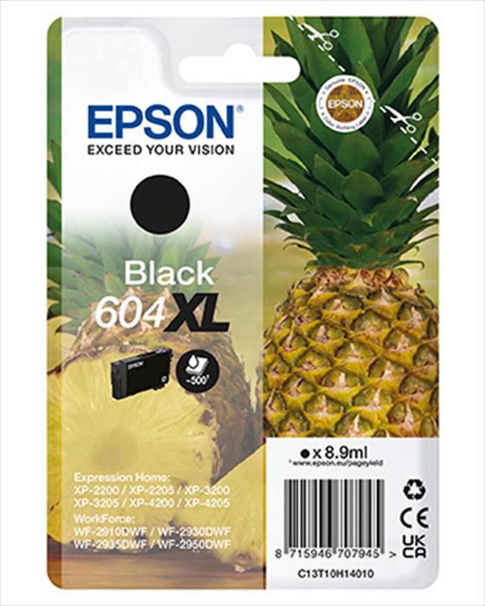 "EPSON - Cartuccia INK SERIE ANANAS NERO 604 XL-Nero"