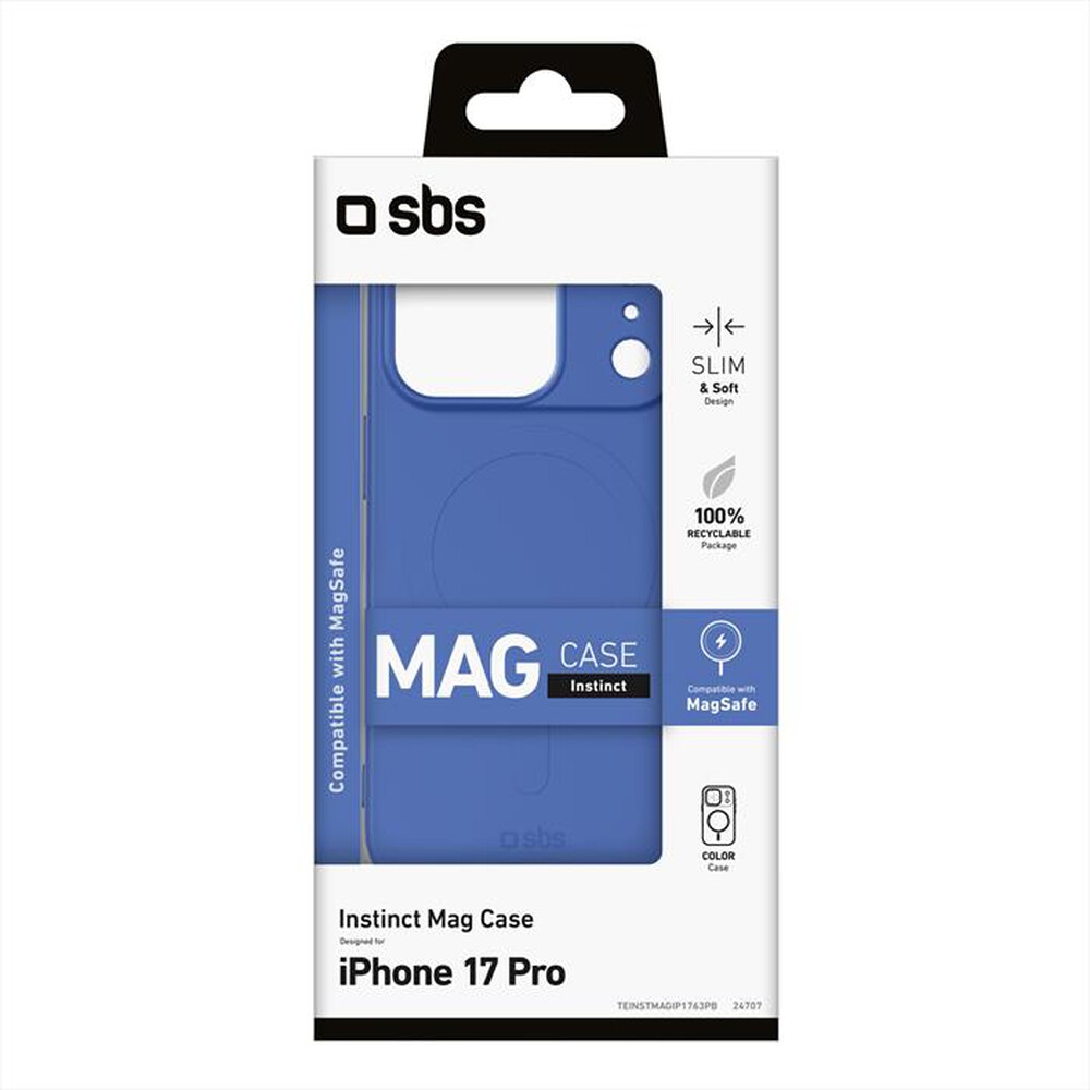 Immagine del prodotto SBS - Cover Instinct Mag per iPhone 17 Pro-Blu