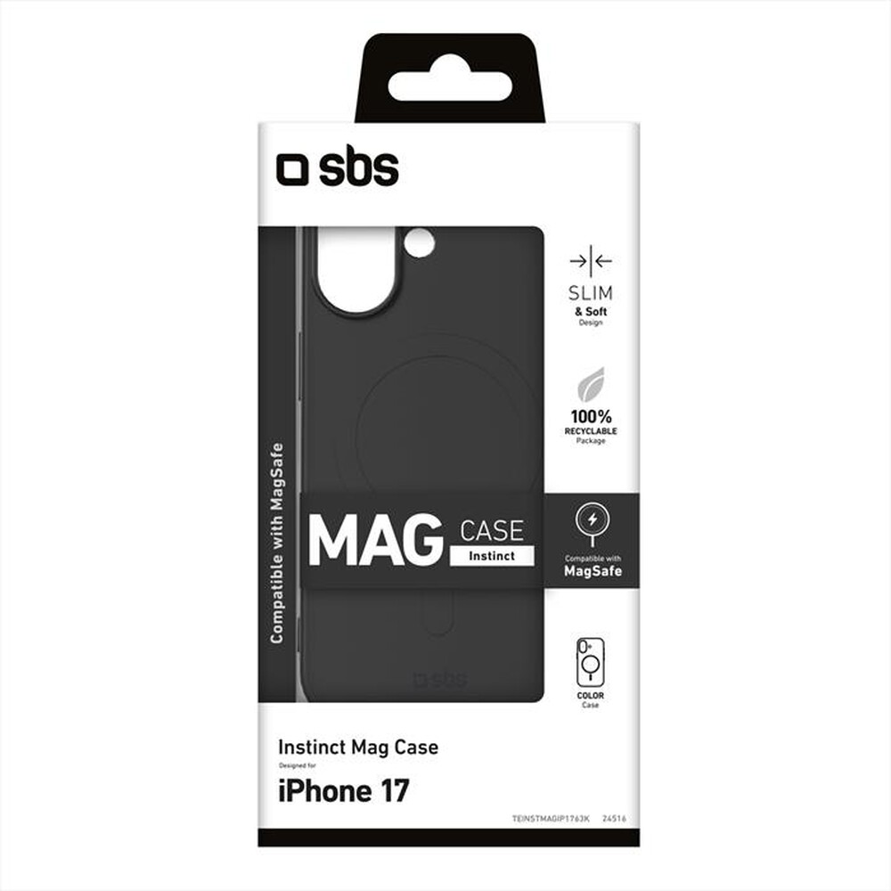 Immagine del prodotto SBS - Cover Instinct Mag per iPhone 17-Nero