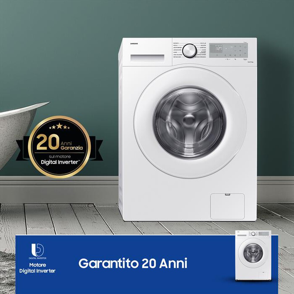 "SAMSUNG - Lavatrice WW90CGC04DTHET 9 Kg Classe A-bianco"