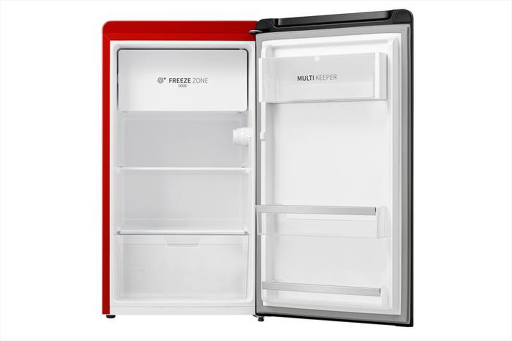 "HISENSE - Frigorifero 1 porta RR106D4CRE Classe E 82 lt-Rosso"