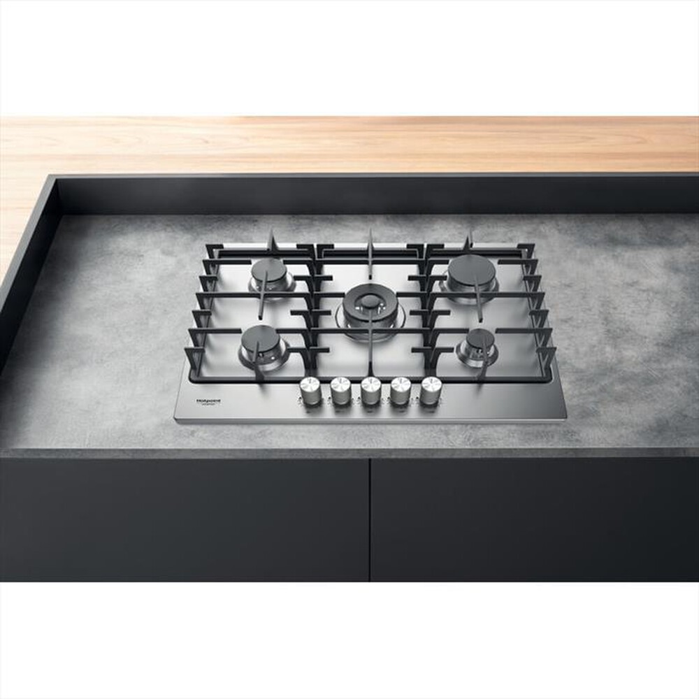 Immagine del prodotto HOTPOINT ARISTON - Piano cottura a gas PPH 75G DF/IX HOB OA 5 fuochi