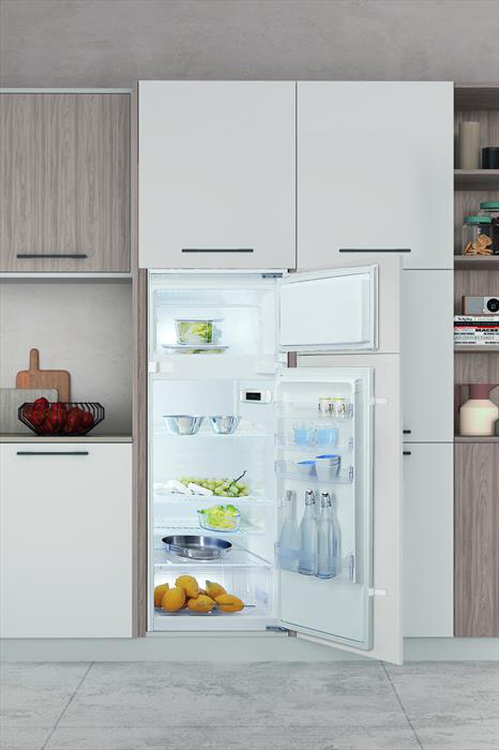 Immagine del prodotto INDESIT - Frigorifero 2 porte T16A1DI2 Classe E 239 lt-Acciaio inossidabile