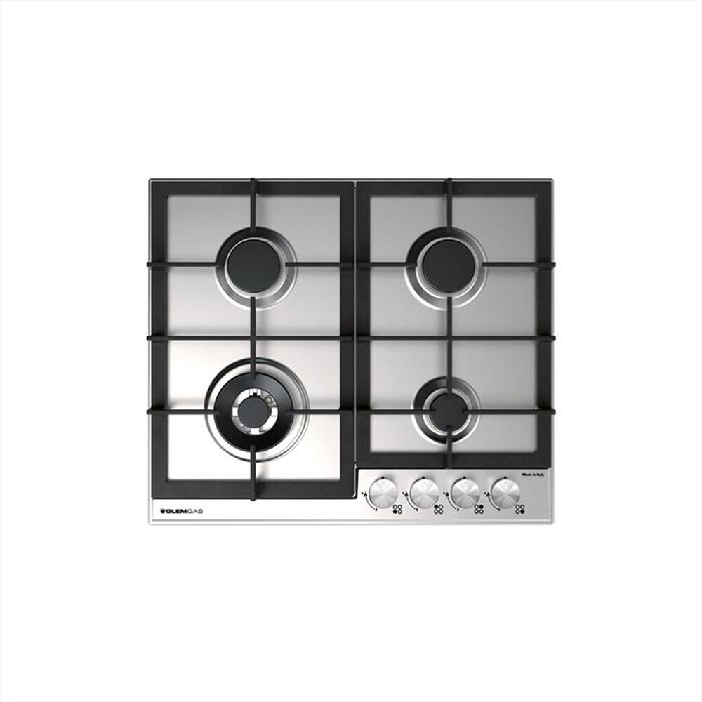 Immagine del prodotto GLEM GAS - Piano cottura a gas GTD64THIXN 58,5 cm-Acciaio Satinato