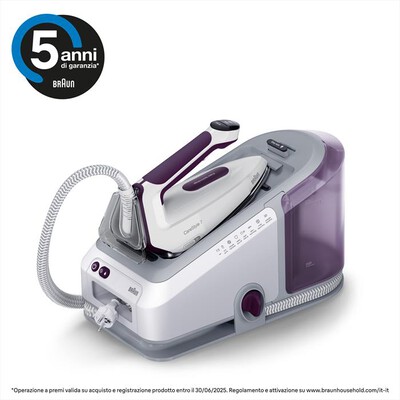 BRAUN - Sistema stirante IS7266VI-Bianco viola