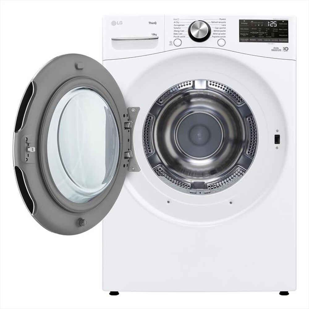 Immagine del prodotto LG - Asciugatrice RH18U8AVCW 18Kg Classe D-Bianco