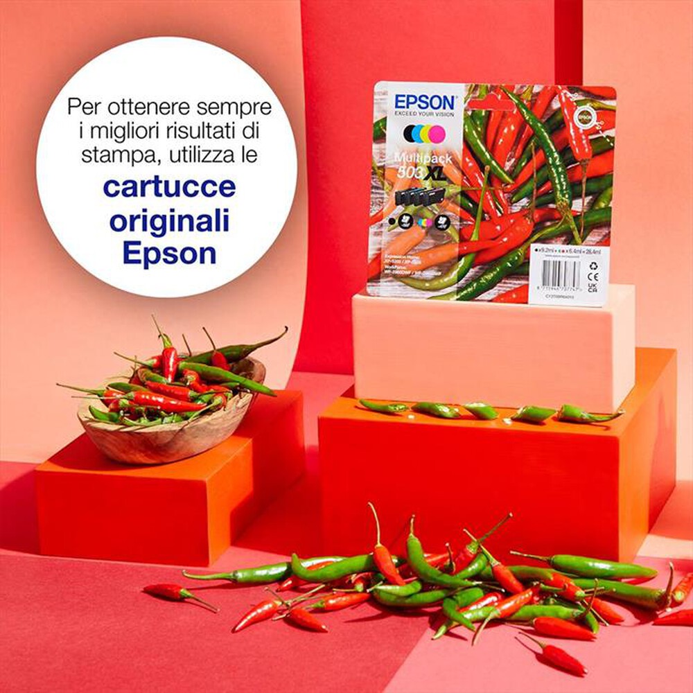 Immagine del prodotto EPSON - INK SERIE PEPERONCINI MULTIPACK 503 XL-NERO/CIANO/MAGENTA/GIALLO