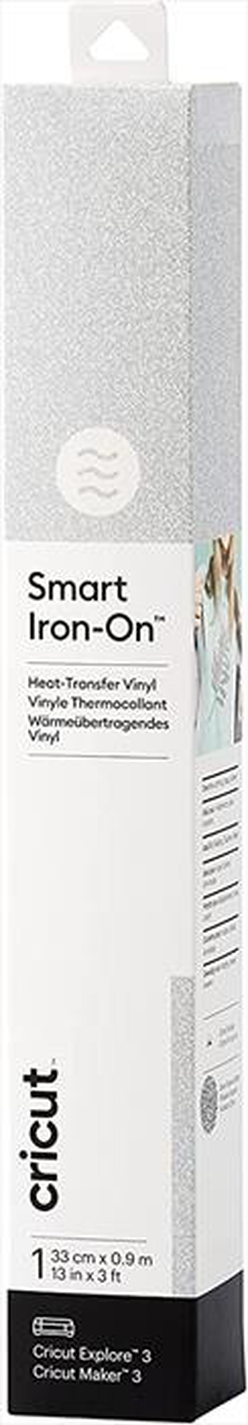 "CRICUT - SMART IRON ON - 1 FOGLIO-Glitter silver"