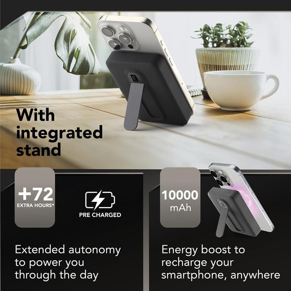 Immagine del prodotto CELLULARLINE - Power bank 10000 mAh MAG 10000 QI2-Nero