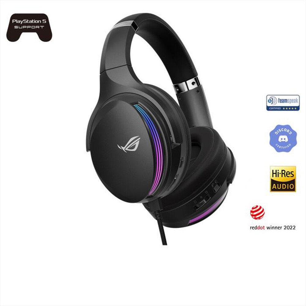 "ASUS - Cuffia PC ROG FUSION II 500-Nero"