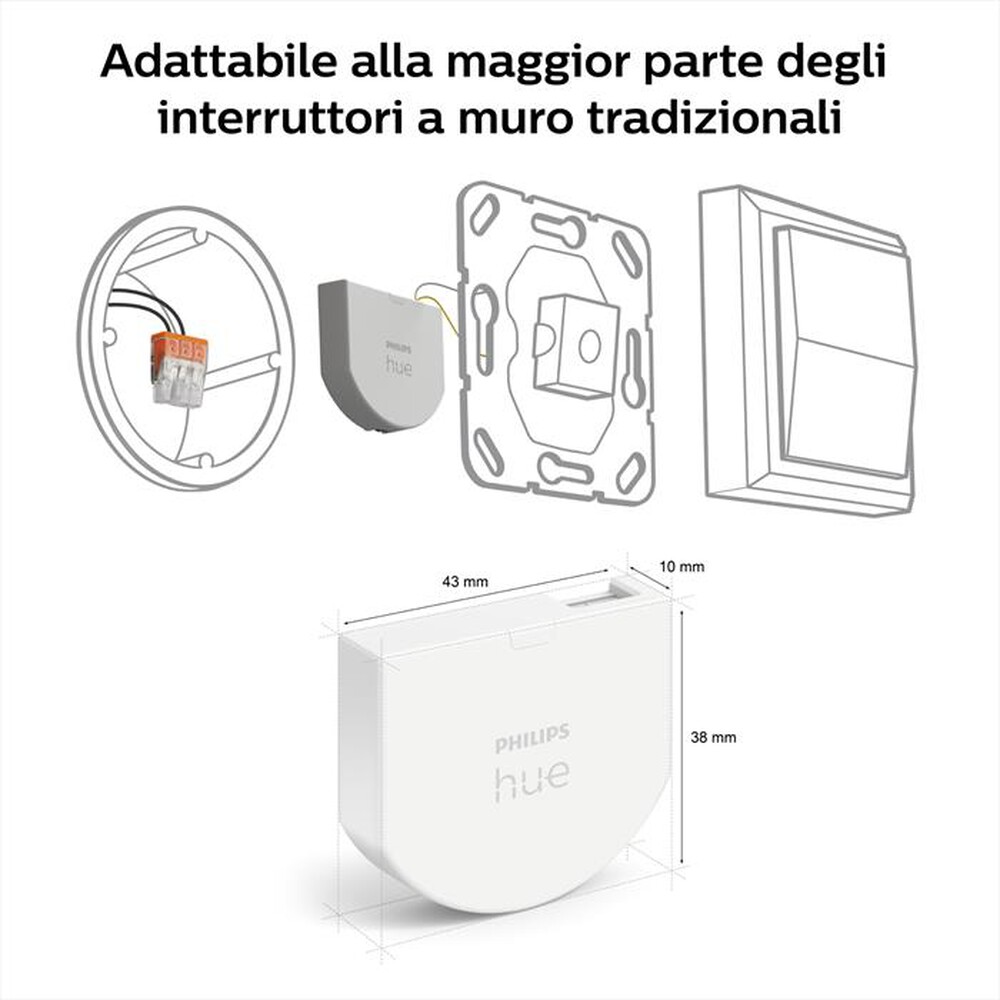 Immagine del prodotto PHILIPS - HUE WALL SWITCH MODULE BIPACK-Bianca