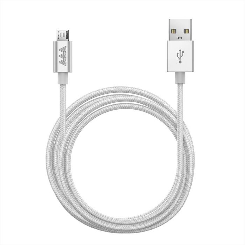 "AAAMAZE - MICRO USB CABLE 2M-Silver"
