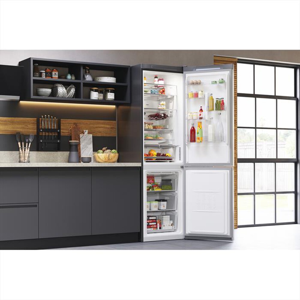 "HOTPOINT ARISTON - Frigorifero combinato HAFC9 TT43SX O3 Classe D-Acciaio inossidabile"