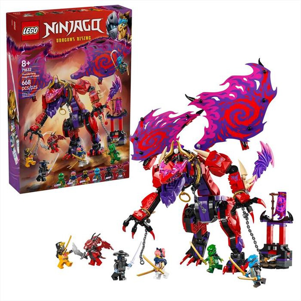 "LEGO - NINJAGO Thunderfang, il Drago del Caos - 71832-Multicolore"
