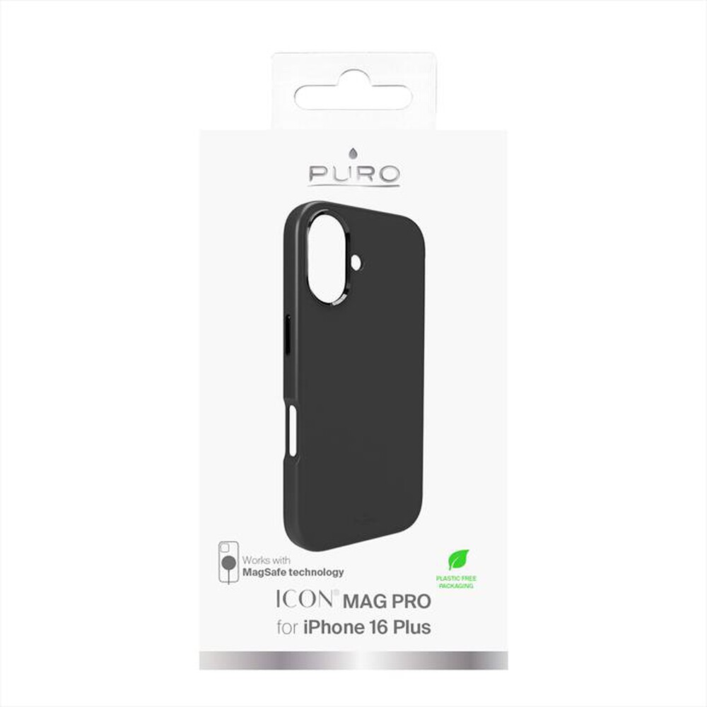 Immagine del prodotto PURO - Cover PUIPC1667ICONMPBLK per iPhone 16 Plus 6.7"-Nero