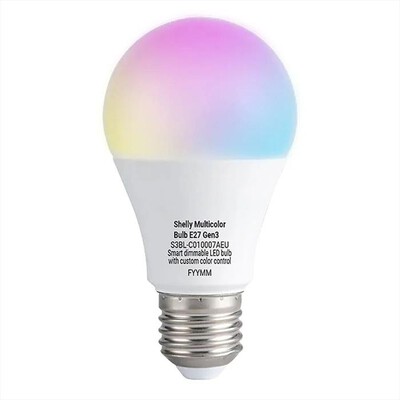 SHELLY - Duo MULTICOLOR BULB E27 GEN3-bianco