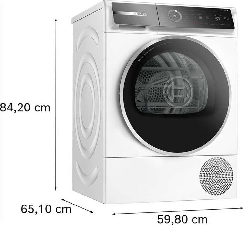 Immagine del prodotto BOSCH - Asciugatrice Serie 8 WQB246C0IT 9kg Classe C-Bianco