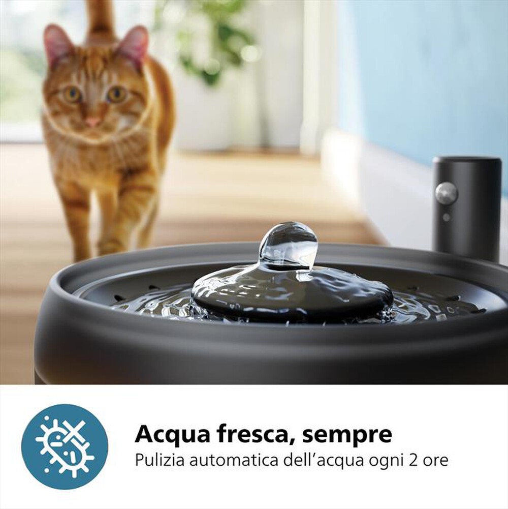 "PHILIPS - FONTANELLA D'ACQUA AUTOMATICA PAW3210/02-Nero"