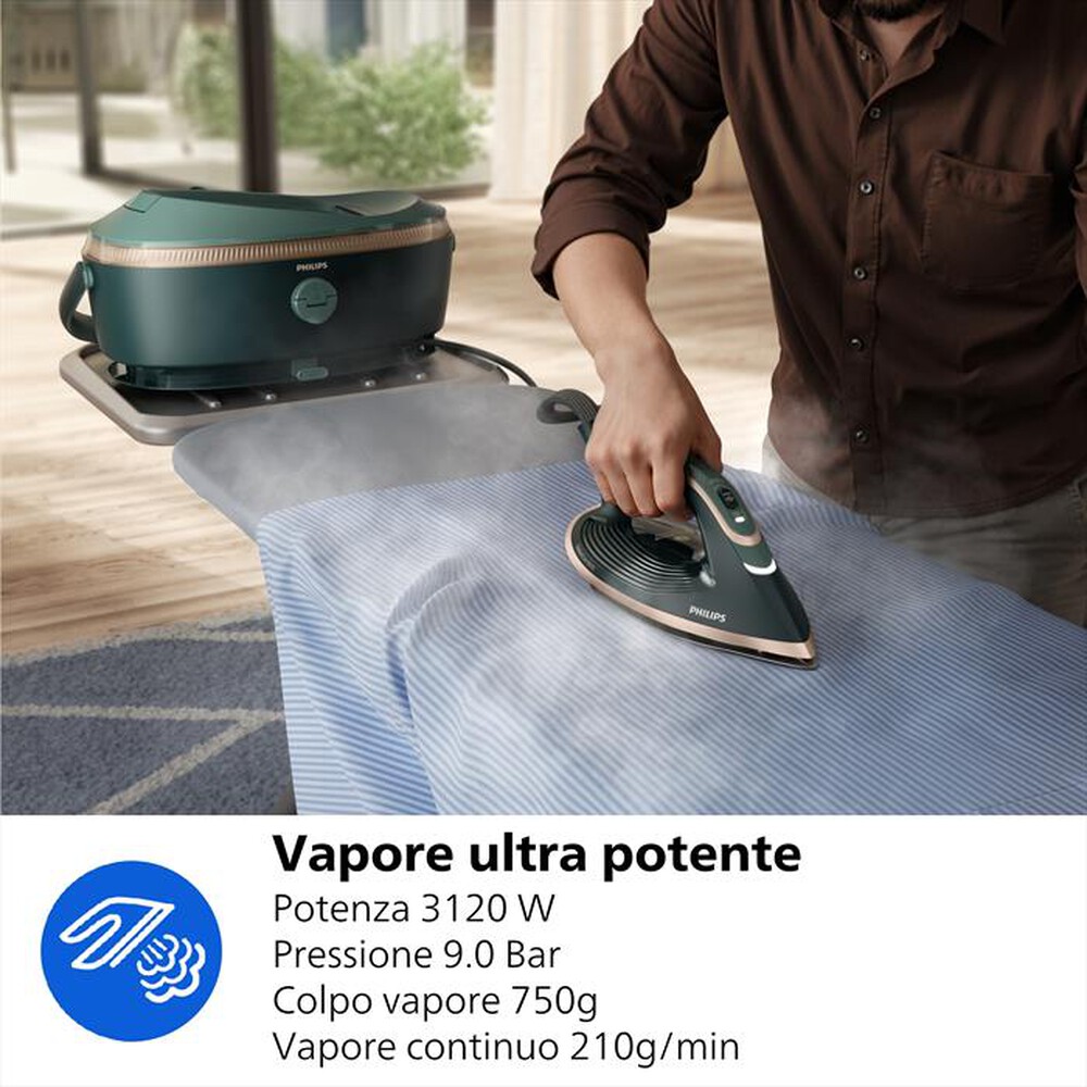 Immagine del prodotto PHILIPS - Sistema stirante PERFECTCARE SERIE 8000 PSG8200/80-Grigio/Oro