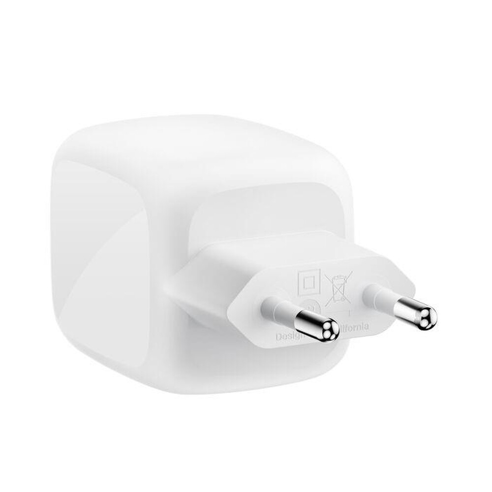 Immagine del prodotto BELKIN - Doppio caricabatteria da parete GAN USB-C da 67 W-Bianco
