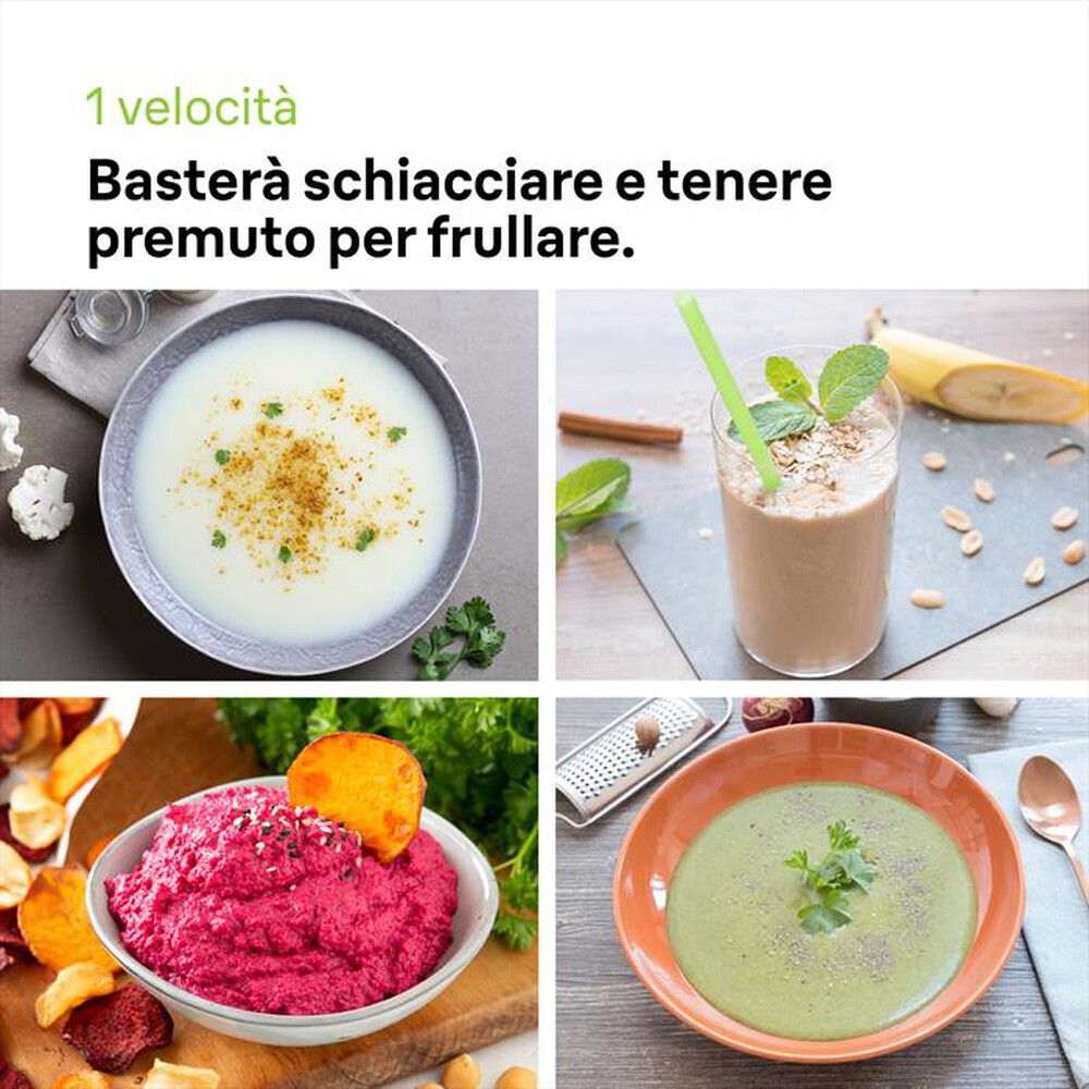 "BRAUN - Frullatore a immersione Minipimer MQ10.201M-Bianco"