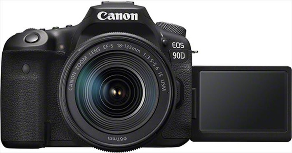 "CANON - EOS 90D + EF-S 18-135 MM F/3.5-5.6 IS USM-Black"