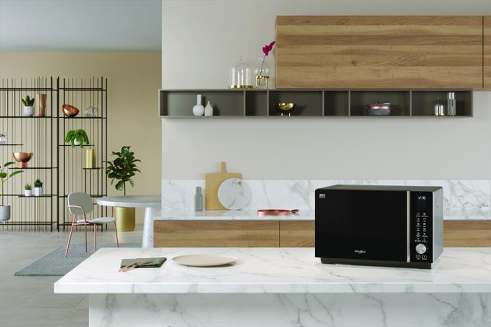 "WHIRLPOOL - Forno microonde MWF 259 SB-Nero, Argento"