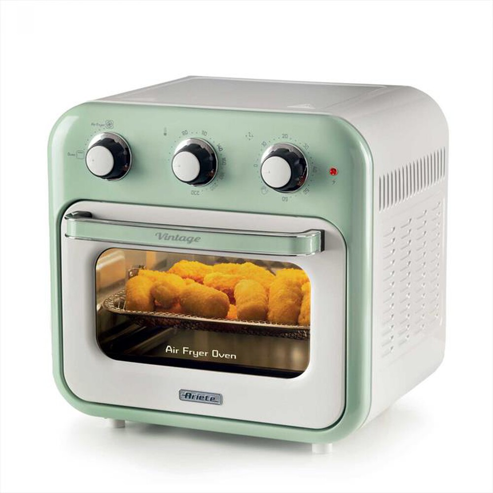 "ARIETE - 4632 VINTAGE FRIGGITRICE AD ARIA E FORNO 16L-Verde"